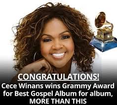 CONGRATULATIONS TO CECE WINANS ON HER 2025 GRAMMY