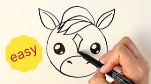 Click here for animal drawing: Beginners How To Draw A Cartoon Horse Head Very Easy Youtube