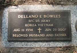 SFC Dellano Eugene Bowles (1934-2007)