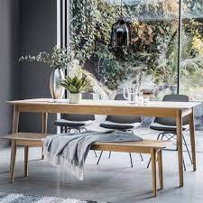Maybe you would like to learn more about one of these? Modern Light Oak Extending Dining Table 2 2 52m Insideout Living Scandi Dining Table Oak Extending Dining Table Dining Table With Bench