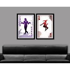 Unique harley quinn posters designed and sold by artists. Garden Poster Joker And Harley Quinn Painting Hd Print On Canvas Home Decor Wall Art Picture Home Decor Posters Prints