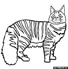 Cats (9 coloring pages) coloring page #519. Cats Online Coloring Pages
