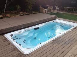Back Yard Ideas - Swim Spa Swim Spa Deck Hot Tub Backyard