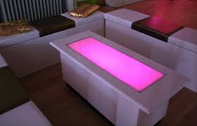 Pink Led Coffee Table Coffee Table Design Table Design Coffee Table