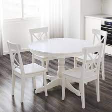 If it's just the two of you, choose from our range of small round dining tables, or be prepared for extra guests with our ingatorp and bjursta extendable round dining tables that can fit up to 6 people. Ikea Kitchen Table Home Decorating Ideas White Kitchen Table Ikea Round Dining Table White Kitchen Table Set