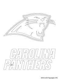 Black panther coloring pages hellokids. Carolina Panthers Logo Football Sport Coloring Pages Printable