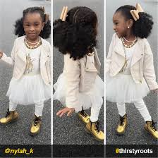 Little girls with natural wavy hair can easily flaunt this hairstyle. 20 Cute Natural Hairstyles For Little Girls
