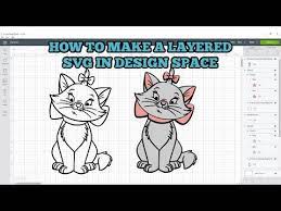 How To Make Layered Svgs In Design Space Cricut Youtube Cricut Projects Vinyl Graphic Design Cards Cricut Creations