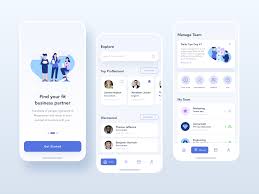 Magenteam Find Your Business Partner App In 2020 Business Partner Finding Yourself App Design