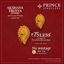 The Day Is Here Akshaya Tritiya Offers 75 Less Per Gram On 916 Gold Jewellery Purchases No Wastage 0 Gold Ring Designs Gold Jewelry Jewelry
