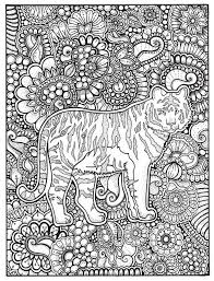 Select one of 1000 printable coloring pages of the category adult. Coloring Pic Of A Tiger Coloring Pages For Kids