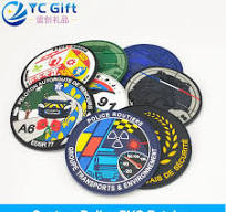 Factory Custom Personalized PVC Garment Accessories Applique Armband  Uniform Patch Badge