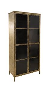 Creativity is the key to any successful business. Display Cabinet Fletcher 80x40x180 Antique Gold Metal Glass Cabinets Henk Schram Meubelen
