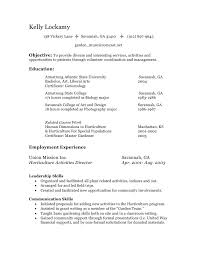 church volunteer resume examples best