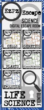 Bundle Save 20 Students Will Have A Blast With This Life Science Digital Escape Room Bundle This Bundle Contains Esca Science Room Life Science Escape Room