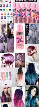 Renbow Crazy Colour Temporary Hair Colour Super Easy To Use Beautiful Vibrant And Pastel Shades A Crazy Colour Hair Dye Temporary Hair Color Hair Dye Shades