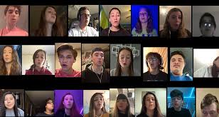 Virtual choir is an app to help musicians create video montages. Lancaster High School Performs Virtual Choir Concert Video
