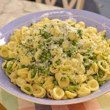 Orecchiette With Asparagus And Peas Recipe Food Network Recipes Lidias Italy Recipes Pasta Dishes