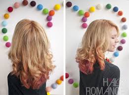 You can dye the underneath part of your hair blonde from a natural or dyed red hair color, but the process is slightly different. Big Hair Friday My New Hair Hair Romance