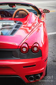 You don't have any saved vehicles! Red Ferrari Spider Naples Florida Photograph By Brian Jannsen
