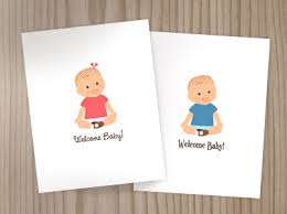 Welcome Bb Carte Felicitation Felicitations Bebe