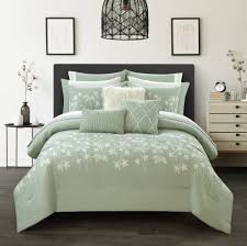 Sage green comforter sets is equal to nature, making it the ideal color for the bedroom. Better Homes And Gardens Celine 12 Piece Bed In A Bag Bedding Set Queen Sage Walmart Com Walmart Com