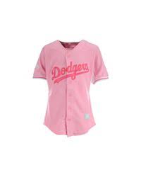 Majestic Girls Los Angeles Dodgers Jersey In Pink Lyst