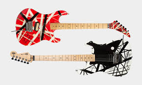Eddie's guitar variation 07 print. Two Of Eddie Van Halen S Guitars Are Going To Auction Cool Material
