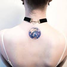Check out our planet earth tattoo selection for the very best in unique or custom, handmade pieces well you're in luck, because here they come. Planet Earth Tattoo On The Upper Back