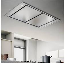 Elica Esnx43s2 Stainless Steel 600 Cfm 43 Inch Wide Island Range Hood With Remote Control And Halogen Lighting From The Siena Collection Island Range Hood Range Hood Ceiling Mount Range Hood