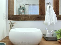 Bathroom mirrors are available in both frameless and framed varieties, and there are hundreds of frame finishes that can enhance your selection. Diy Reclaimed Wood Frames The Space Between