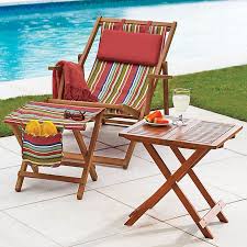 Deck Chair With Headrest And Deck Ottoman Deck Chairs Beach Chair Umbrella Outdoor Furniture Sets