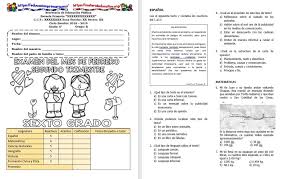 Jesús gonzález molina de la escuela primaria vicente guerrero, desde los placeres del oro, guerrero, méxico, nos comenta que en su país se evalúa cada dos meses a los alumnos, por lo cual nos comparte una propuesta de evaluación en la asignatura de español para sexto grado, y. Examen Del Sexto Grado Del Mes De Febrero Del Segundo Trimestre Del Ciclo Escolar 2018 2019 Educacion Primaria