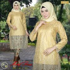 Good quality harga 75,000/meter grosir bisa nego yah. Stelan Kebaya Brokat Tile Mutiara Panjang Shopee Indonesia