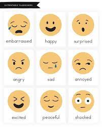 Emotions And Feelings Printable Worksheets Emotions Flashcards Feelings Flashcards Emoji Flashcards Preschool Kindergarten Emotions Preschool Printable Flash Cards Emotions Activities