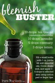 Blemish Remover With Lavender And Tea Tree Oil Essential Oil Recipes Essential Oil Blends Diy Natural Products