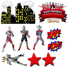 Toko kue kami menjual banyak sekali kue dengan tema karakter ini. Topper Ultraman Di 2021 Gambar Karakter Kartun Ulang Tahun