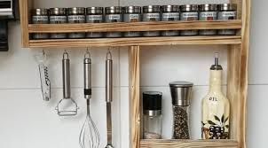 Gewurzregal Aus Altholz Mit Viel Platz Masse Ca Hohe 60cm Breite 59 Cm Tiefe 10 Cm Inkl 4 Hake Wood Furniture Diy Simple Kitchen Kitchen Furniture Storage