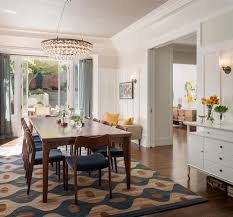Extendable top dining table invites you to gather around with friends and family. 10 Tips For Getting A Dining Room Rug Just Right Houzz Boffo Developments