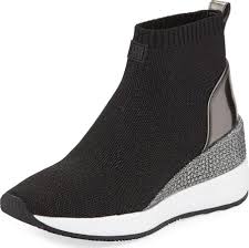 Michael Michael Kors Skyler Knit Sneaker Booties Luxed