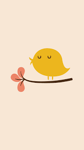 Looking for the best wallpapers? Flat Minimal Cute Bird Illustration Iphone 5 Wallpaper Hd Free Download Iphonewalls