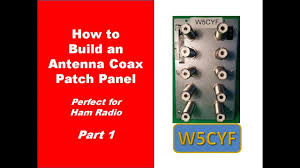 I have had four 102 inch whip antennas around for years, a friend gave me some 1 1/2 antenna mast, i paid $9 for the trucker mount, $17 for the coax and. Homebrew Antenna Coax Patch Panel Part 1 Of 2 Youtube