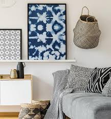 Shibori Wall Art No 3 Indigo Wall Art Printable Download Etsy In 2020 Indigo Walls Printable Wall Art Wall Art