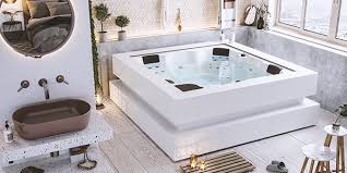 Explore guest reviews and book the perfect hotel with jacuzzis for your trip. Cube Ergo Hot Tub Outdoor Or Indoor Jacuzzi For 5 People Aquavia Spa