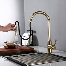 bagnolux brushed gold brass kitchen