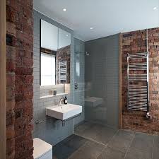 20 Awesome Brick Walls In The Bathroom Home Design Lover Stylish Bathroom Wet Rooms Contemporary Bathroom Designs