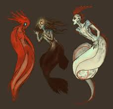 The Triton Of Puget Sound Deersu Deep Sea Mermaids Vampire Squid Vampire Squid Sea Monsters Sea Creatures