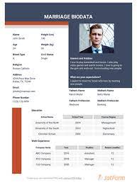 Be a member of a family of more than one million job seekers and apply to any of the 3000+ live jobs download bdjobs.com android app. Marriage Biodata Template Pdf Templates Jotform