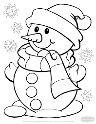 Simple christmas coloring page for children : Christmas Coloring Pages