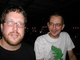 Matt Zaun and Sean Connaughty before Blitzen Show in Dinky…